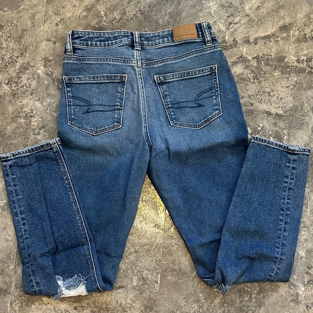 Distressed American Eagle jeans size 0 - Picture 4 of 4
